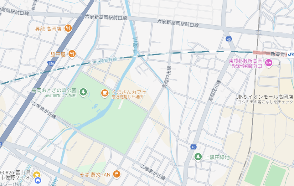 ���܂���J�t�F���Ӓn�}